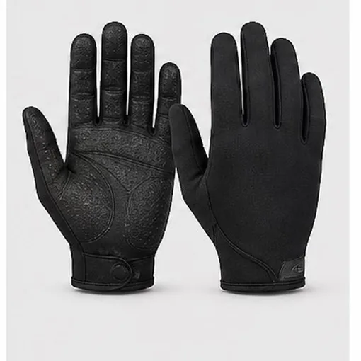 Long-Finger Gloves — Black